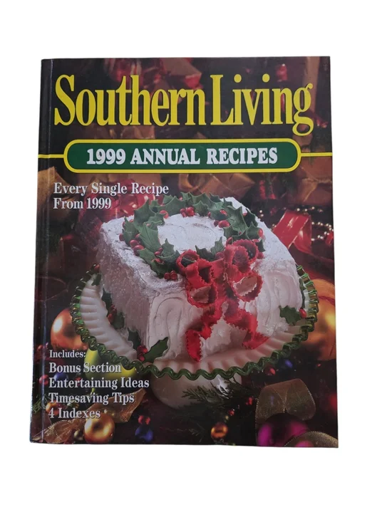 Southern Living 1999 Annual Recipies Hardback Cookbook — Red, Green & Yellow
