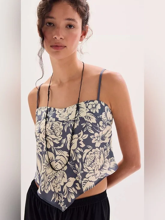 Free People Intimately Might Be Something Printed Cami in Shadow Combo