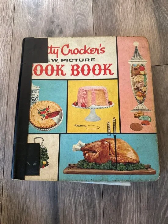 Betty Crockers New Picture Cook Book Vintage 1950s Hardcover Binder