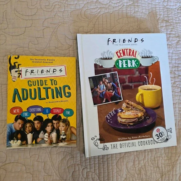 Friends TV Show Central Perk Official Cookbook & Guide to Adulting Journal Set