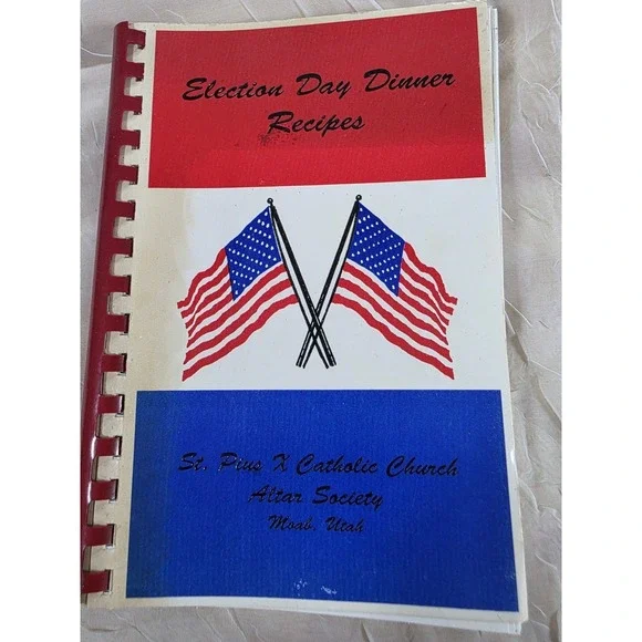 Moab‎ Utah Community Cookbook St. Pius X Catholic Church Recipes Vtg 1990