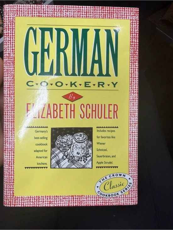 German Cookery by Elizabeth Schuler Cookbook | Crown Classic German Recipes HC