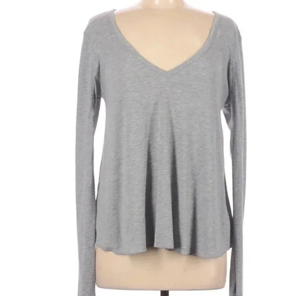 Intimately Free People medium grey thermal Henley