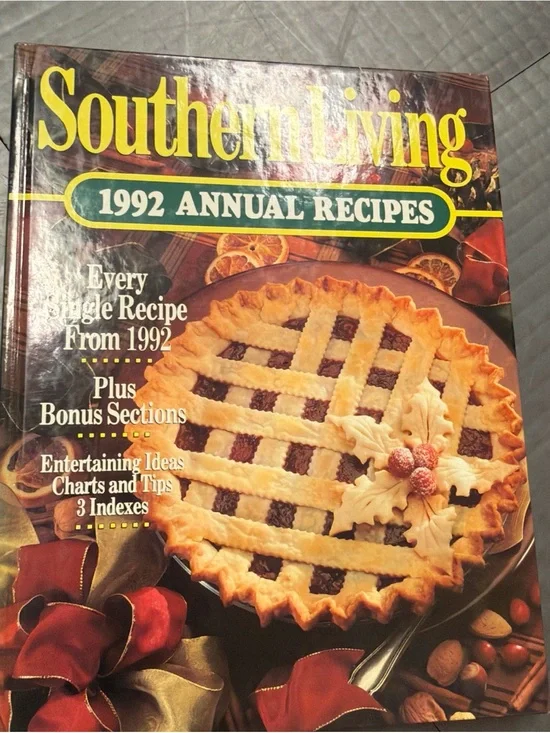 Southern Living 1992 Annual Recipes Southern Living HC Illustrated Free Ship