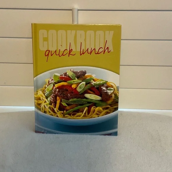 Quick Lunch Cookbook with Vibrant Yellow Cover
