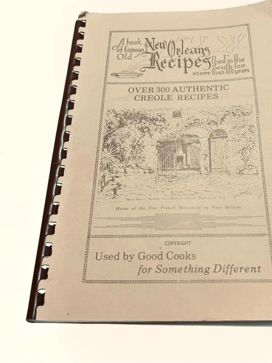 Antique vintage Book of Famous Old New Orleans Recipes