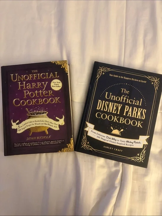 The Unofficial Disney Parks Cookbook & The Unofficial Harry Potter Cookbook