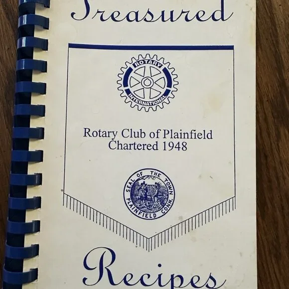 Treasured Recipes Rotary Club‎ Of Plainfield Connecticut