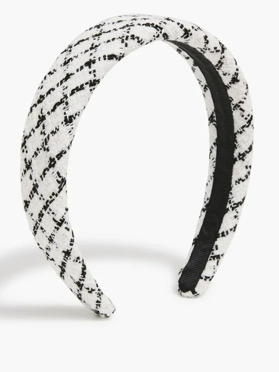J. Crew Puff Tweed Headband