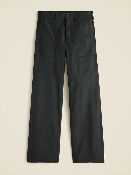 J. Crew Camp-pocket wide-leg pant