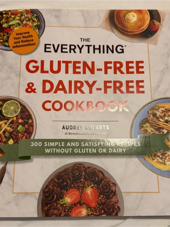 Gluten-Free & Dairy-Free Cookbook by Audrey Roberts - White/Red