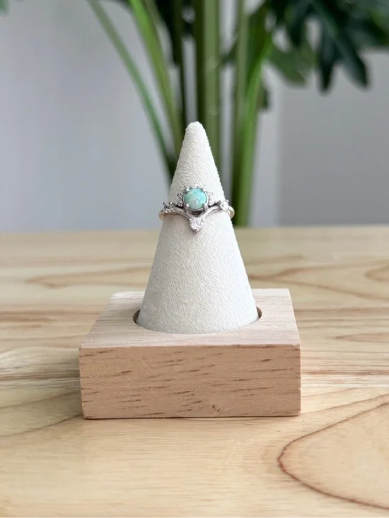 Ryze Party Oct Born to Shine Jellybeam Opal Ring Size 6 | .925 Sterling Silver