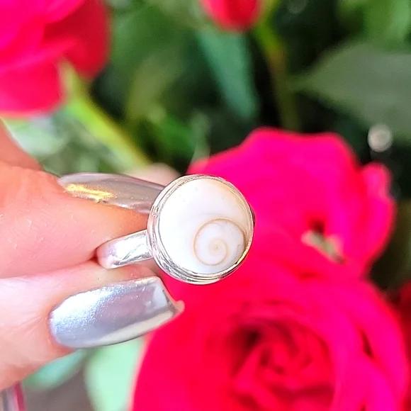 Shiva Shell Solid Sterling Ring
