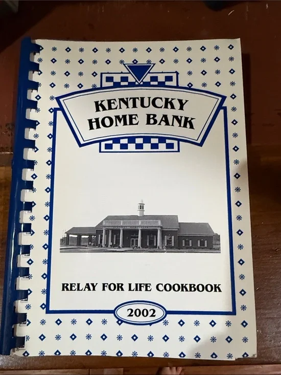 Relay for Life Cookbook - White & Blue