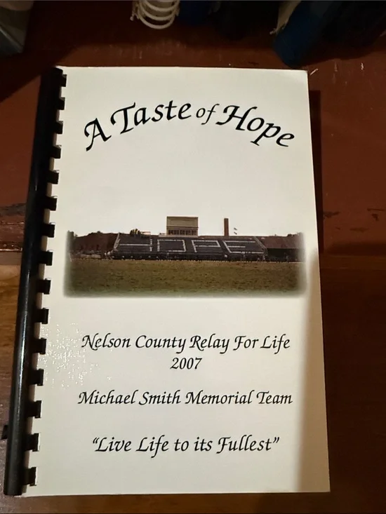 A Taste of Hope Relay for Life Cookbook - White Cover