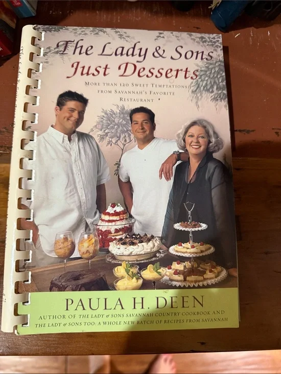 The Lady & Sons Just Desserts — White Cover Cookbook