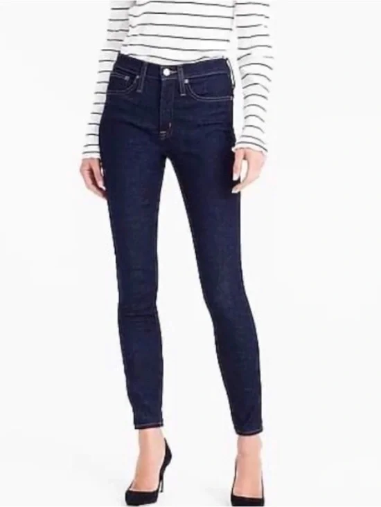 JCrew 9in High-rise Toothpick Jean