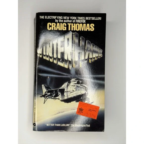 Winter Hawk Craig Thomas Paperback Avon Books Thriller Vintage First Edition