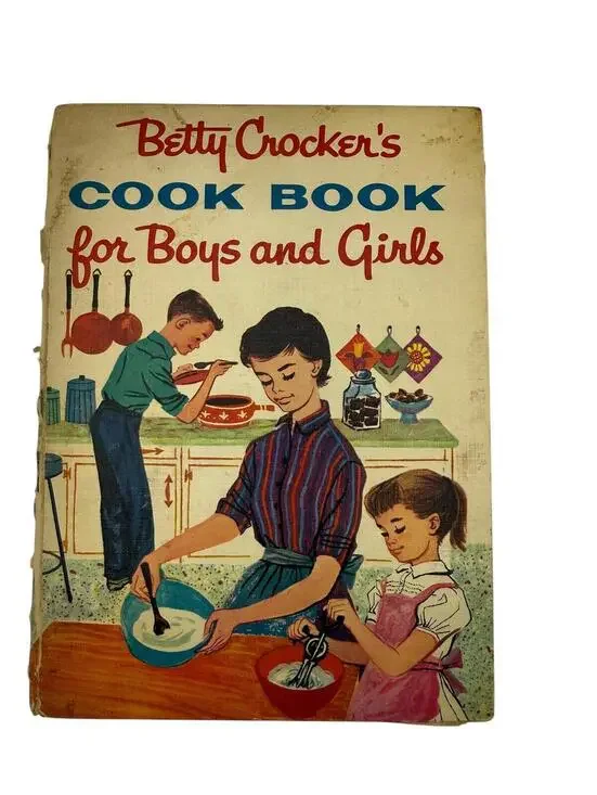 Betty Crocker Cook Book for Boys and Girls, 1957 First Edition Hardcover