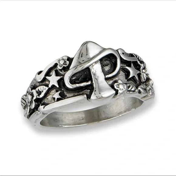 Sterling Silver Mushroom Design Ring