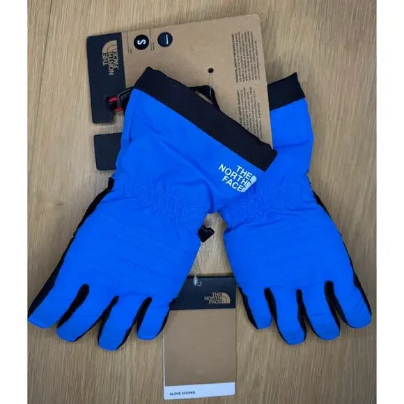 NWT The North Face Kids Montana Ski Glove Artic Blue Sz Small Winter Cold Gear