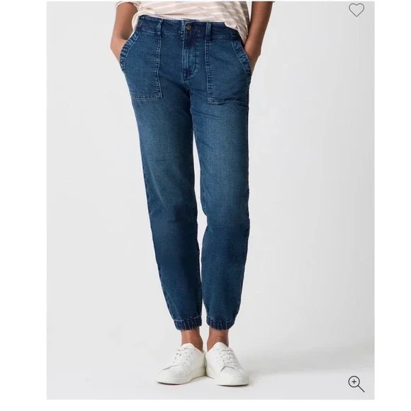 J. Crew Utility Joggers Patch Pocket Jeans 24