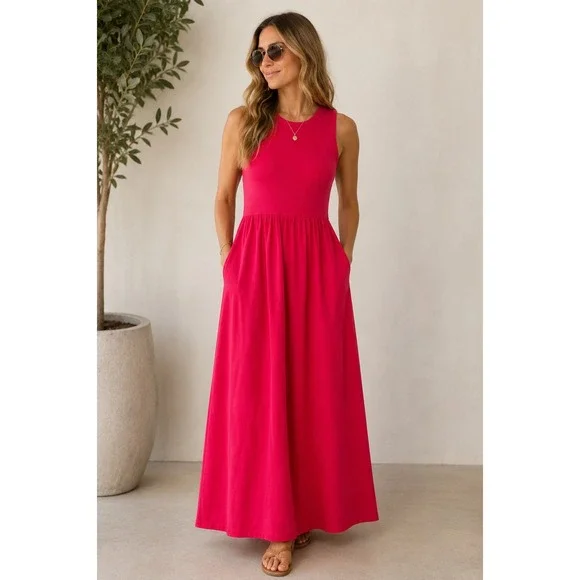 J. Crew Ribbed Knit Mixy Dress Pink Large