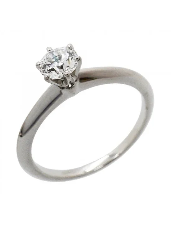 Tiffany & Co Ring Solitaire Platinum Diamond