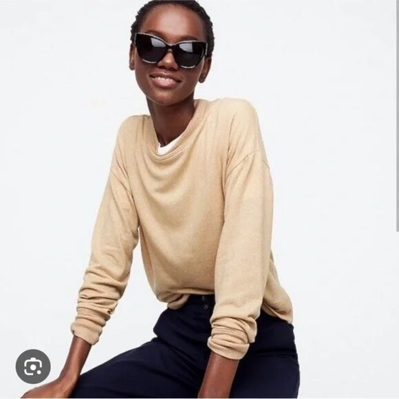 J. Crew Supercozy mockneck pullover size Medium