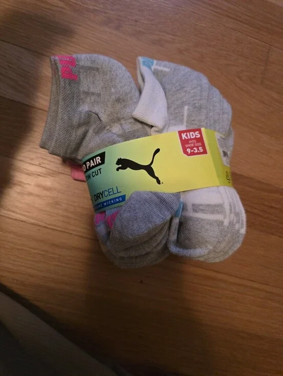 Puma Kids Low-Cut Socks Nwt