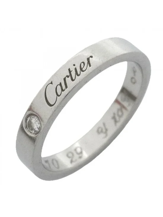 Cartier Ring C de Cartier Platinum Diamond