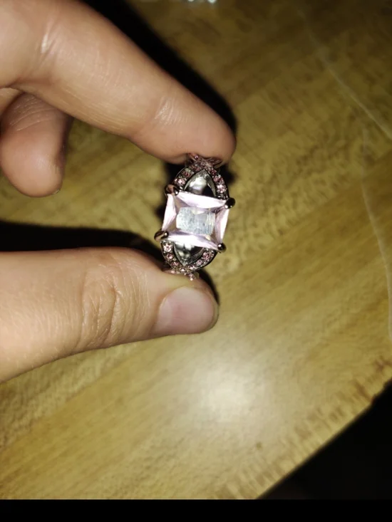 Pink Crystal Statement Ring - Women's Jewelry