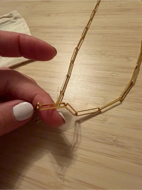 J.crew Gold Link Chain Necklace - Women Jewelry