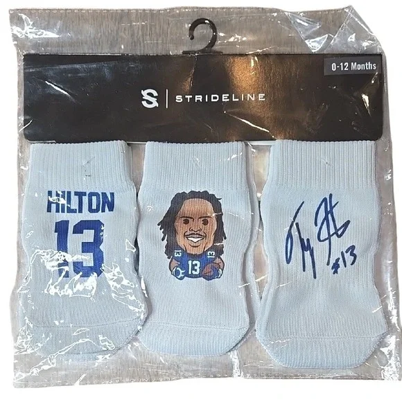 T.Y. Hilton Baby‎ Socks Set, 3 Pairs, 0-12 Months, New Sealed