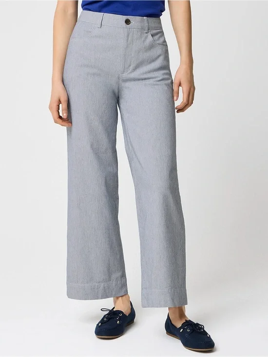 J. Crew Tall high-rise wide-leg cropped pant