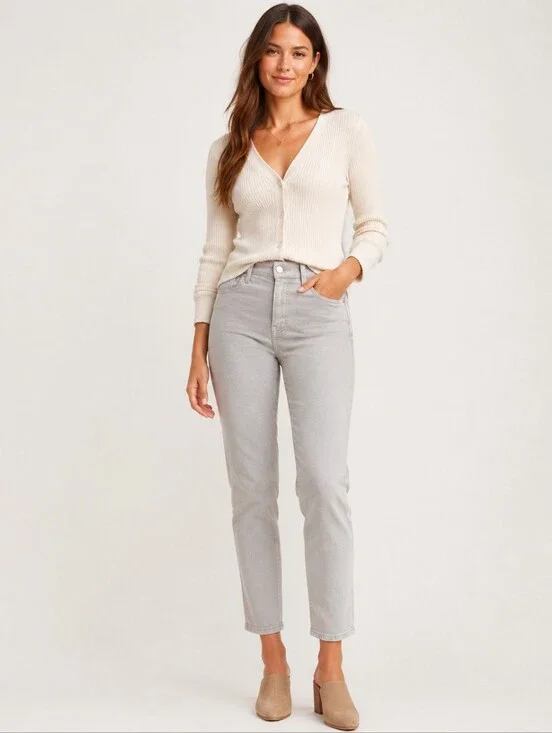 ❤️ J CREW HIGH RISE VINTAGE SLIM STRAIGHT CORDUROY PANTS, 6 (28)