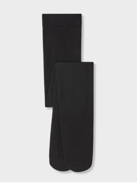 Cat & Jack Girls' Black Dance Footed Tights - (Size: 6-12M) NWT