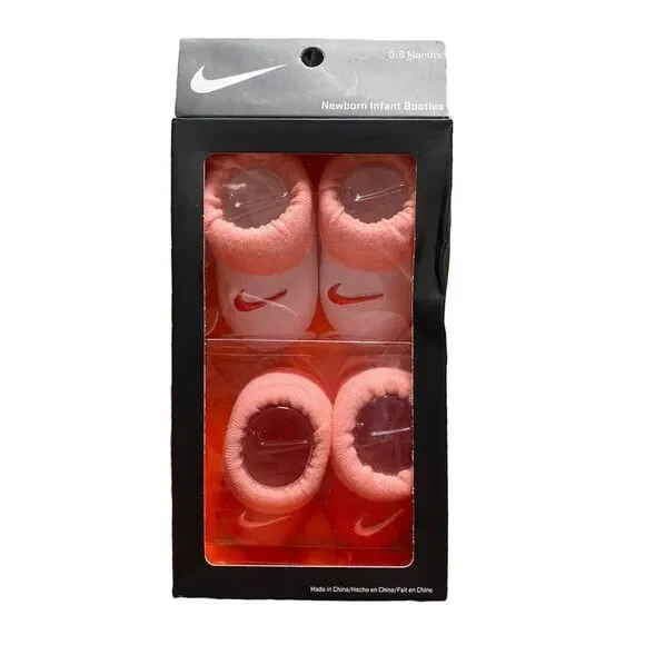 Nike newborn 0-6 months set of 2 sock booties