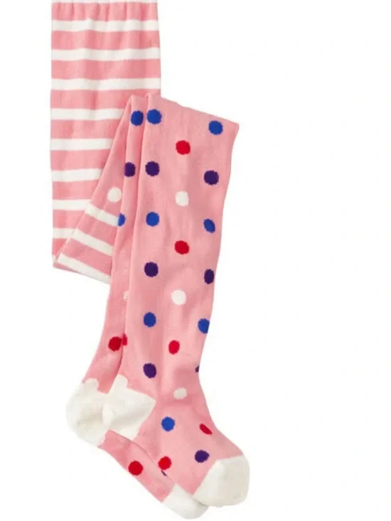 Hanna Andersson Pitter Pattern Tights Perfect Pink