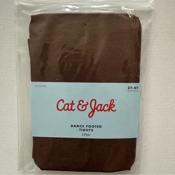 Cat & Jack Dance Footed Tights Size 2T-4T