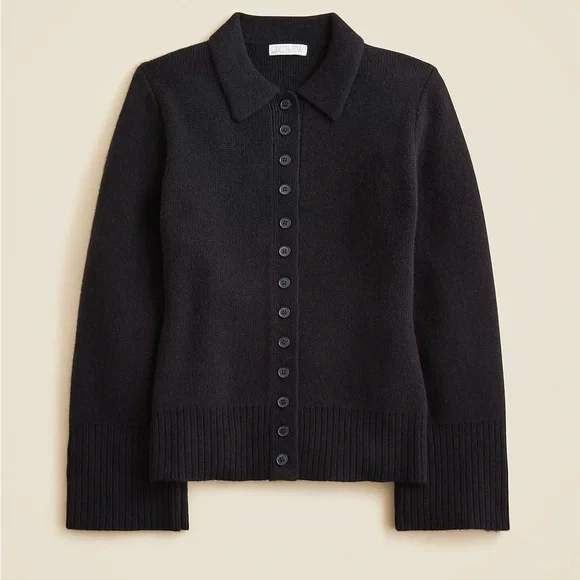 Milano-stitch cinched-waist cardigan
