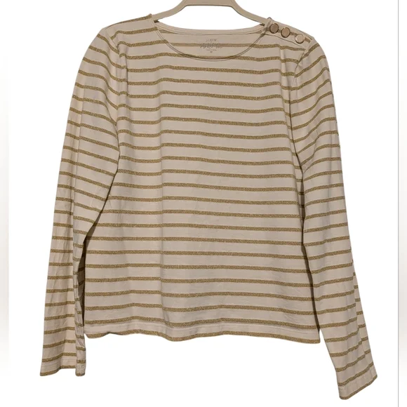 J. Crew Striped Long Sleeve Top