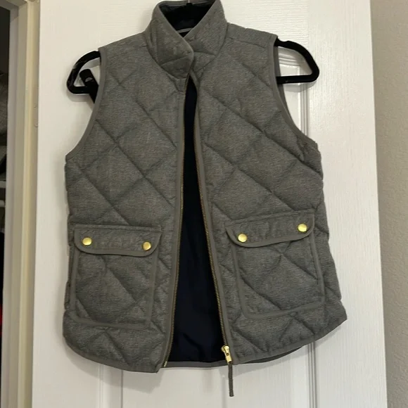 J crew quilted vest