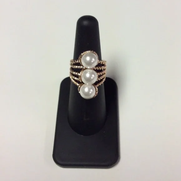 Ted Baker Triple Pearl Ring
