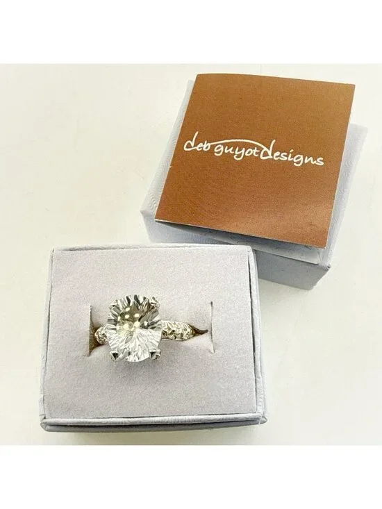 Deb Guyot Ring Sterling Silver Herkimer 
