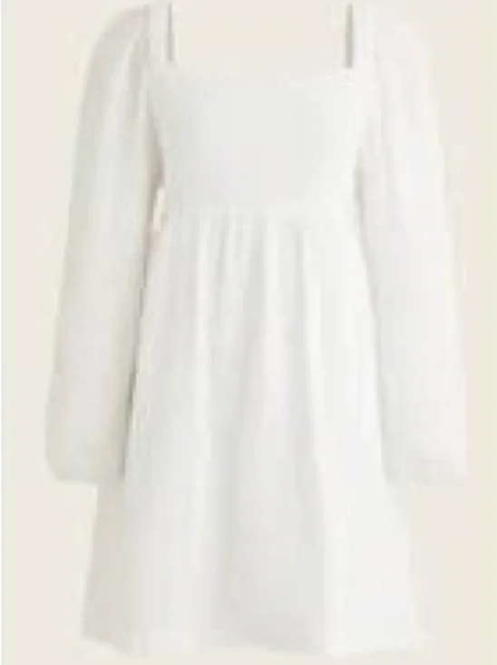 J. Crew Squareneck soft gauze dress Size Small