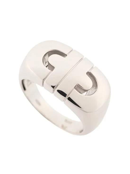 Bvlgari Ring Parentesi White Gold