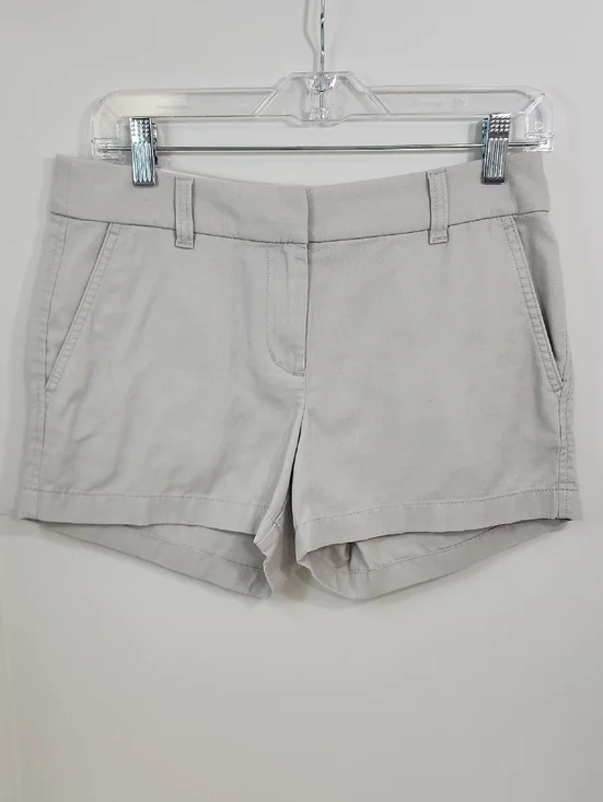 J. Crew Light Gray Chino Bermuda Shorts Size 4