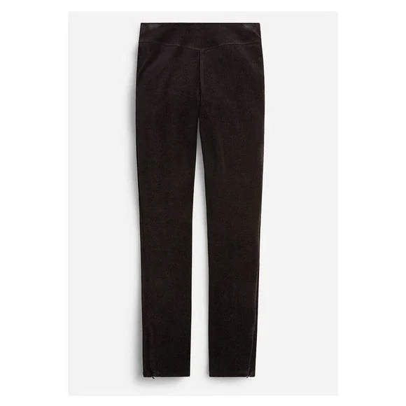 J. Crew Italian Stretch Velvet Leggings M Black
