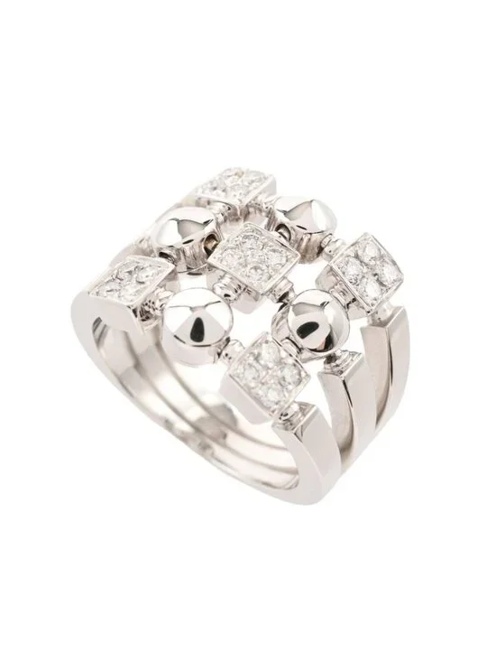 Bvlgari Ring Lucia White Gold